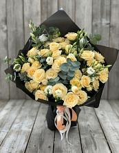 Букет цветов из:  Розы и Лизиантусы в Нововолково