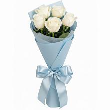 Букет 5 Белых роз Проуд #REPLACE_PRED# Нововолково