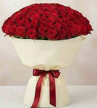 Букет 101 Красная роза Милано в Нововолково