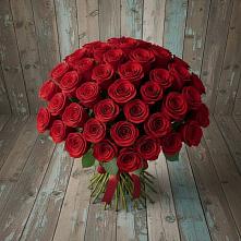Букет 55 Красных роз Фридом #REPLACE_PRED# Нововолково