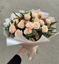 Букет Кремовые розы Латте в Нововолково