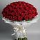 Букет 101 Красная роза Блэк Мэджик в Нововолково