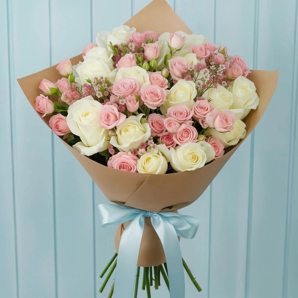 Букет цветов из: Розы в Нововолково