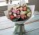 Букет цветов из: Розы, Лизиантусы и Гвоздики в Нововолково