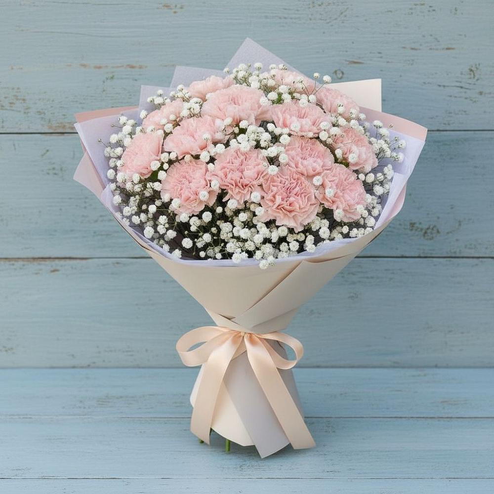 Букет цветов из: Гвоздики в Нововолково