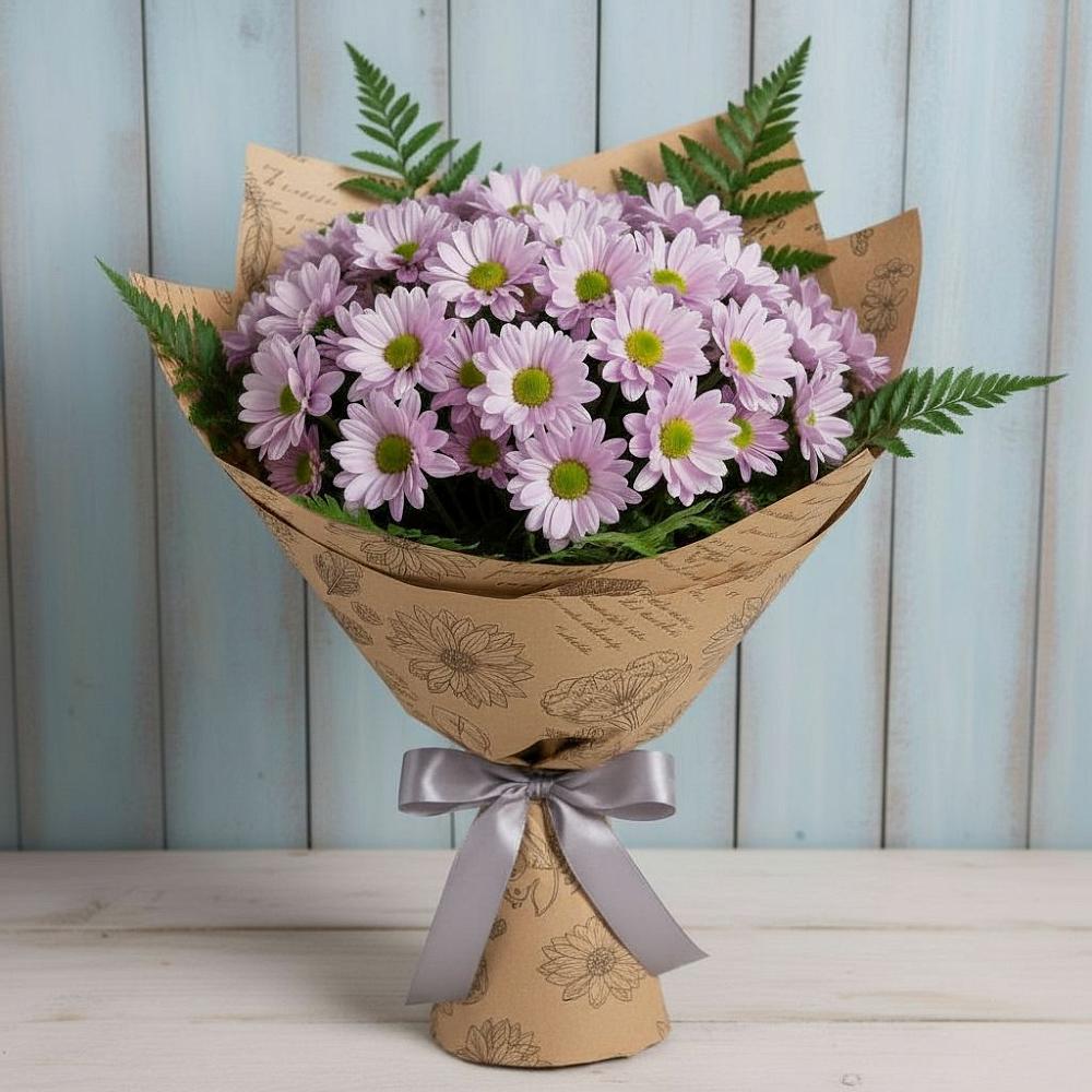 Букет цветов из: Хризантемы в Нововолково