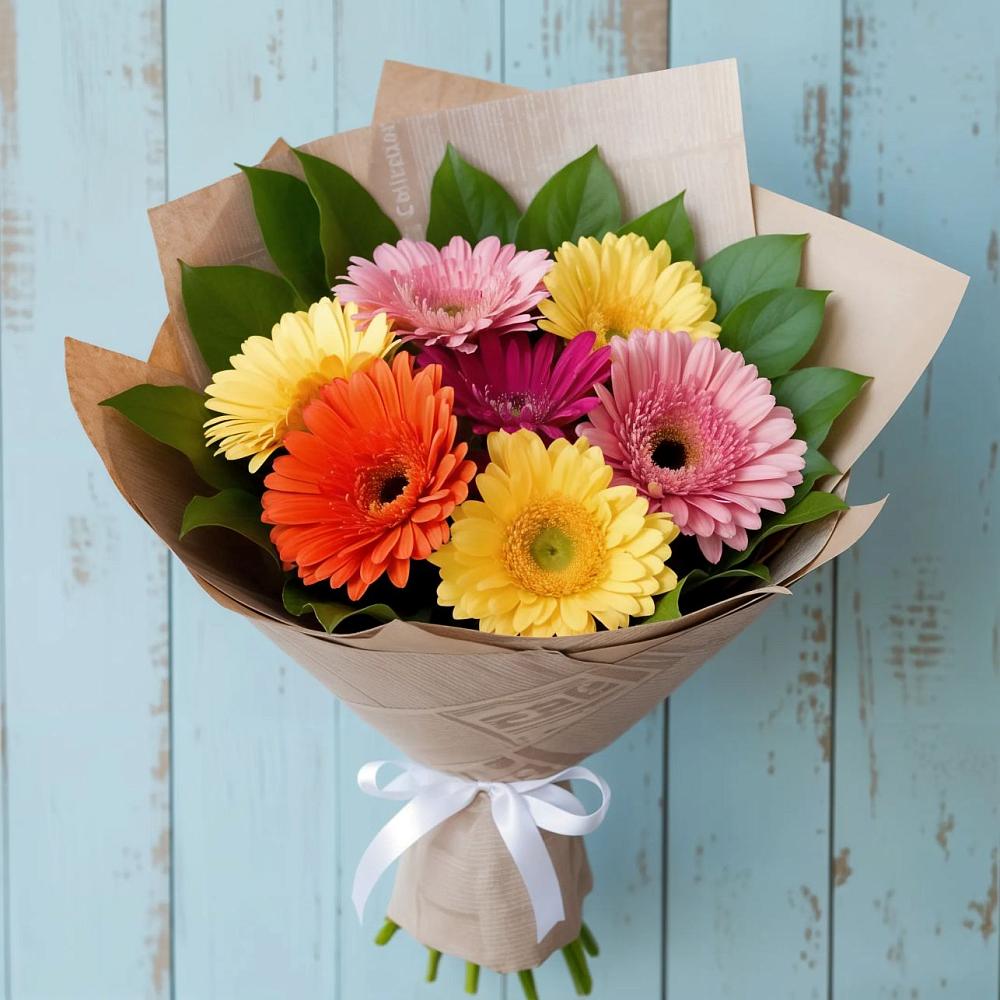 Букет цветов из: Герберы в Нововолково