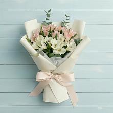 Букет цветов из:  Альстромерии в Нововолково