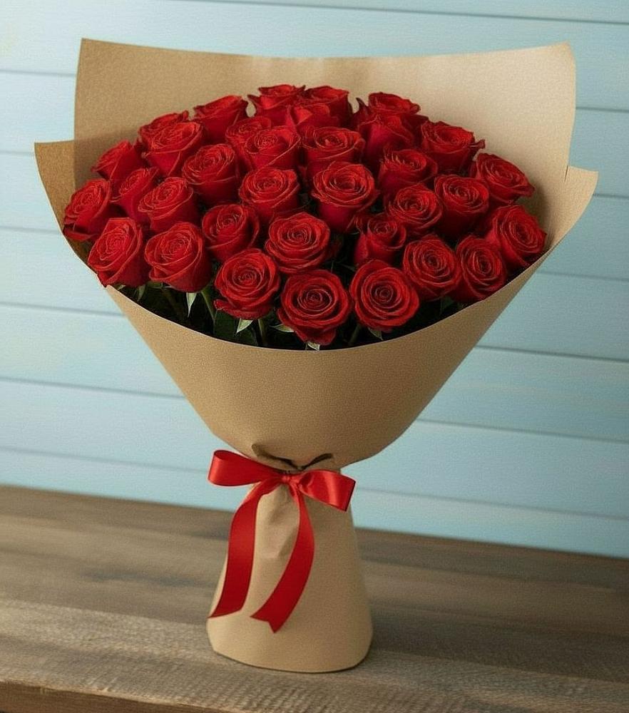 Букет Красные розы Милано в Нововолково