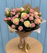 Букет цветов из:  Розы в Нововолково