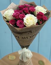 Букет цветов из:  Розы в Нововолково