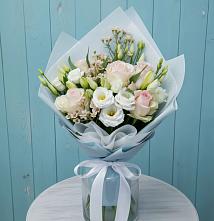 Букет цветов из:  Розы и Лизиантусы #REPLACE_PRED# Нововолково