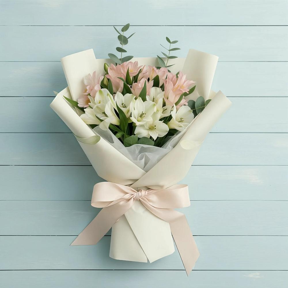 Букет цветов из: Альстромерии в Нововолково