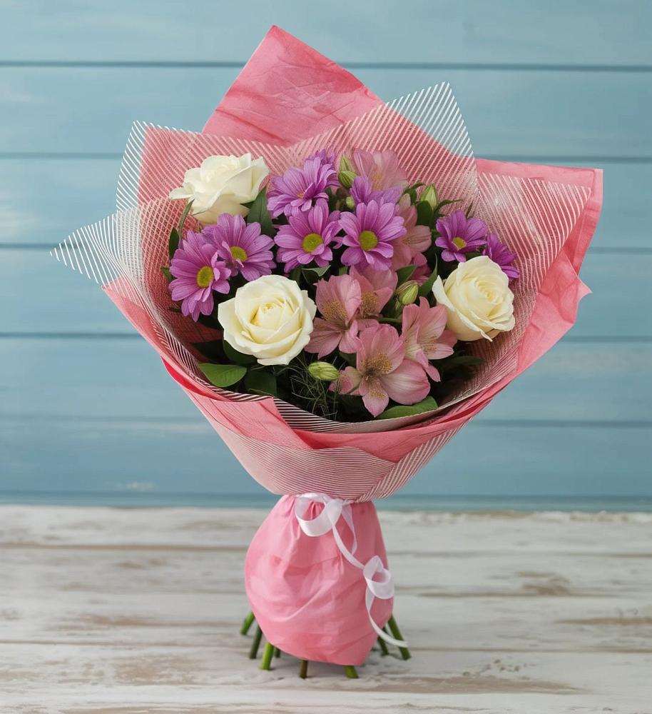 Букет цветов из: Герберы в Нововолково