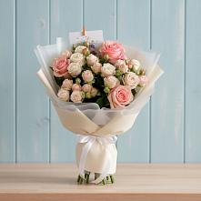 Букет цветов из:  Розы в Нововолково