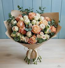 Букет цветов из:  Альстромерии и Розы #REPLACE_PRED# Нововолково