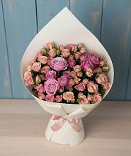 Букет цветов из:  Розы в Нововолково