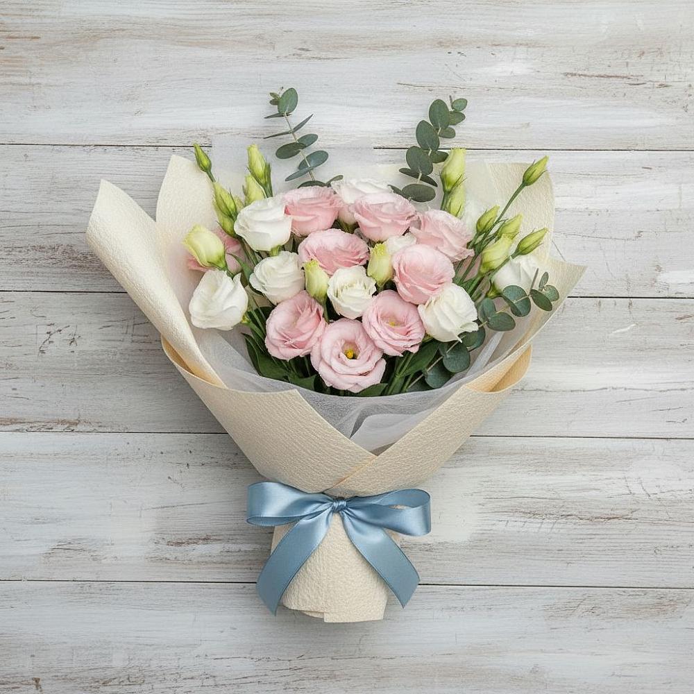 Букет цветов из: Лизиантусы в Нововолково