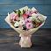 Букет цветов из: Хризантемы, Альстромерии и Розы в Нововолково